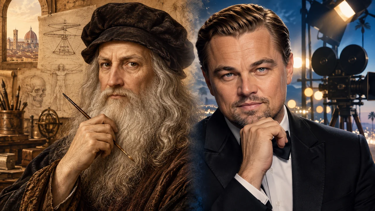 Léonard de Vinci ou Leonardo DiCaprio ?
